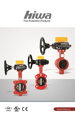 Fire service Butterfly valve, wafer, groove and lug ends